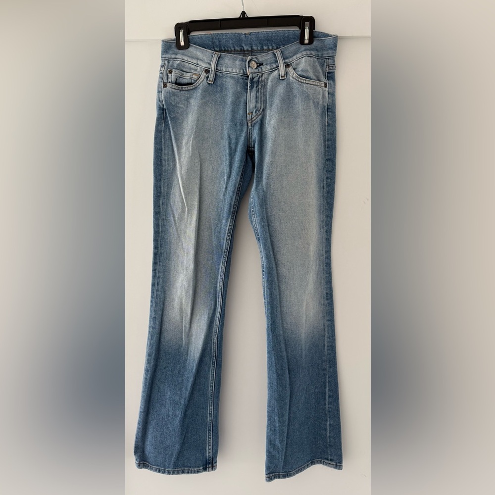 Y3 Women's Light Wash Flare Jeans